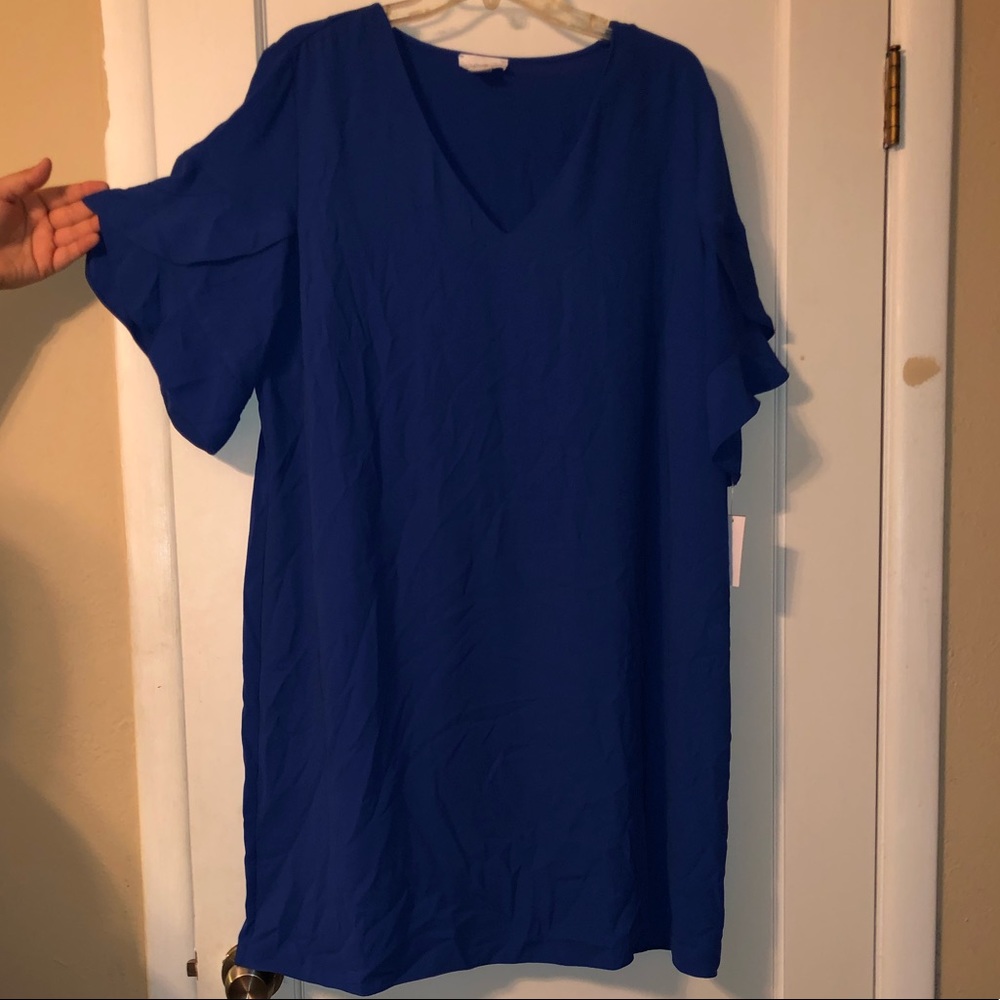 Royal blue dress